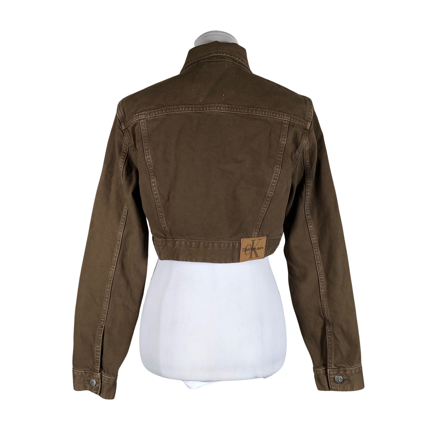 Unisex Calvin Klein Jeans - Denim jacket, size 38 - Brown (2)
