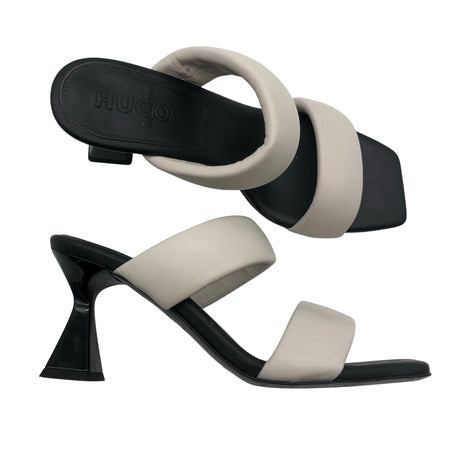 Unisex Hugo Boss - Heeled sandals, size 39 - Gray ()
