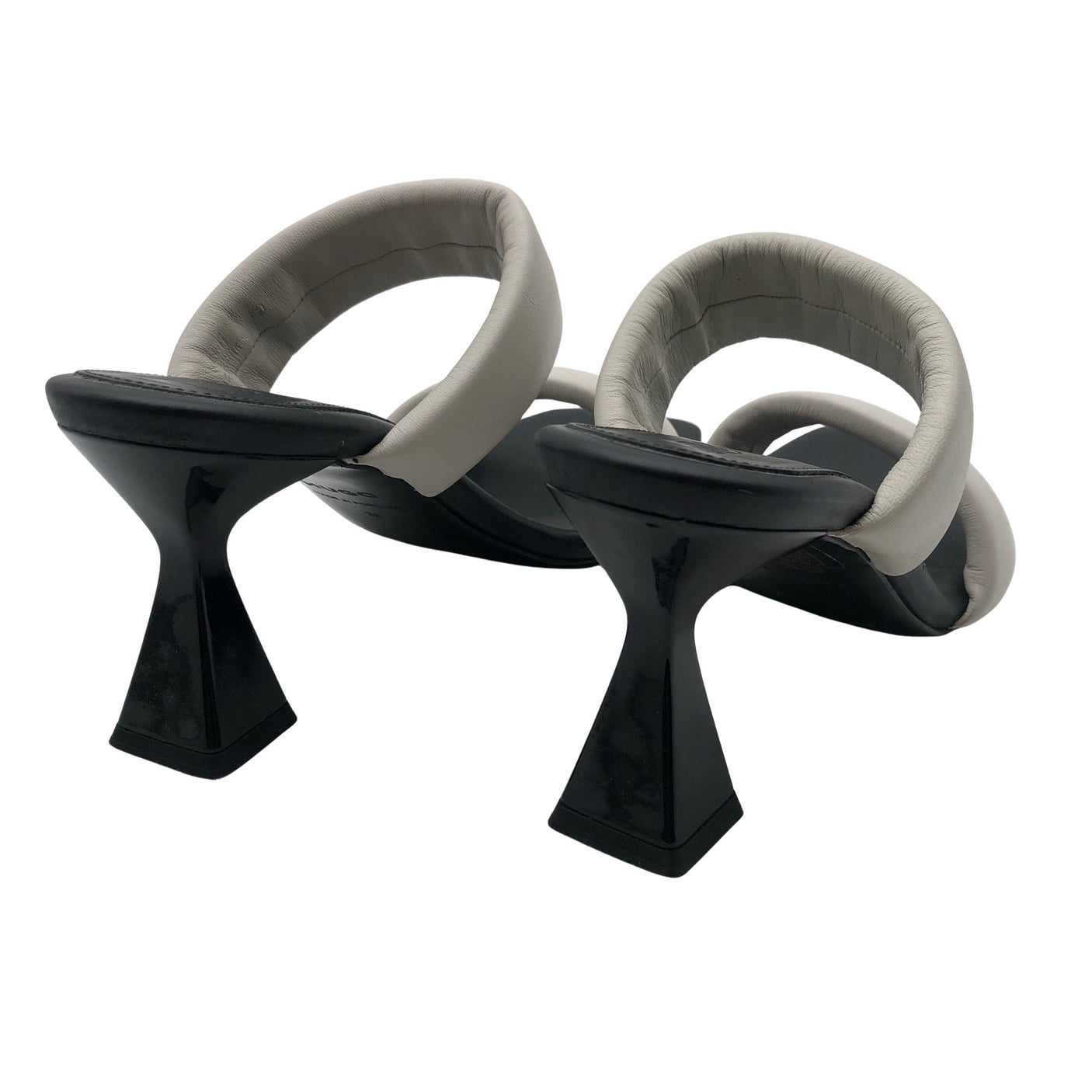 Unisex Hugo Boss - Heeled sandals, size 39 - Gray (3)