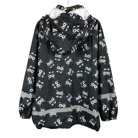 Unisex Jonathan - Rain jacket, size 128 - 134 - Black (2)
