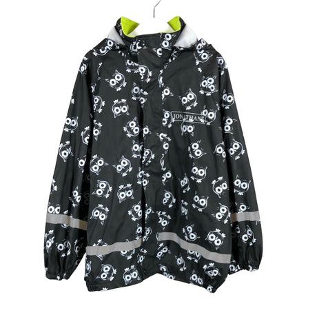 Unisex Jonathan - Rain jacket, size 128 - 134 - Black ()
