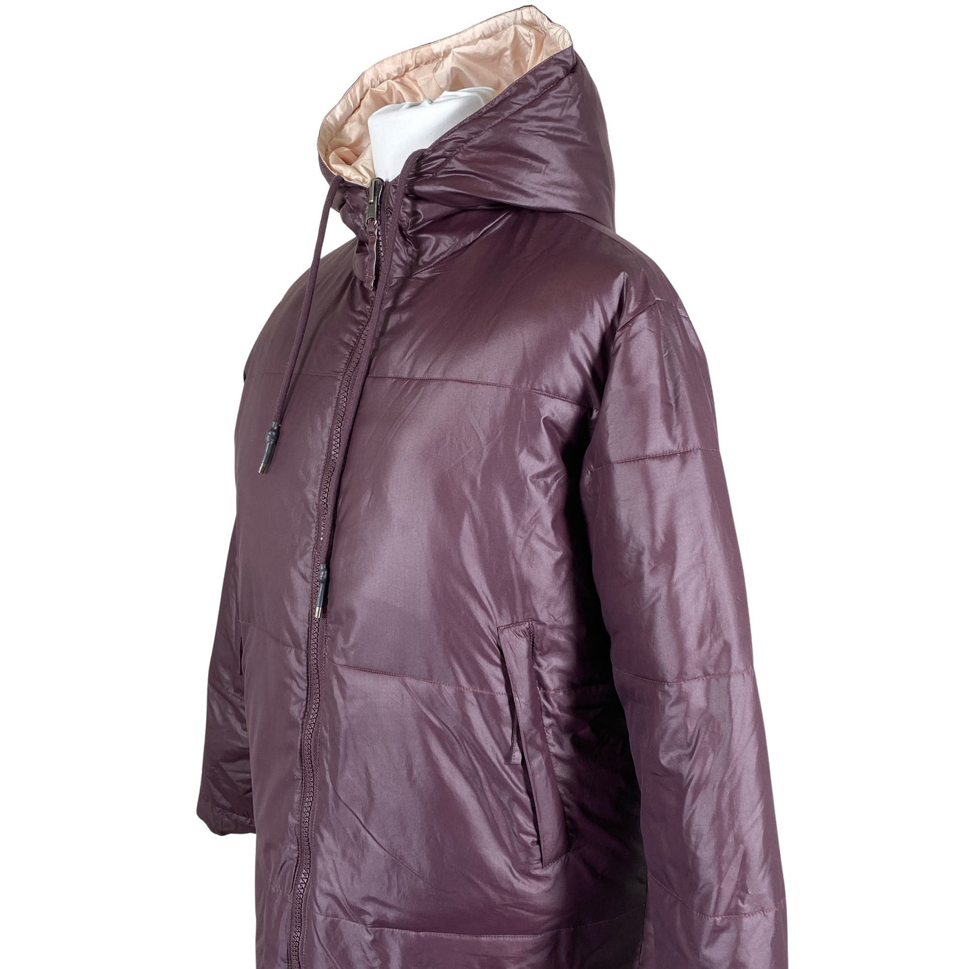 Unisex Brixtol Textiles - Winter jacket, size 42 - Wine red (3)