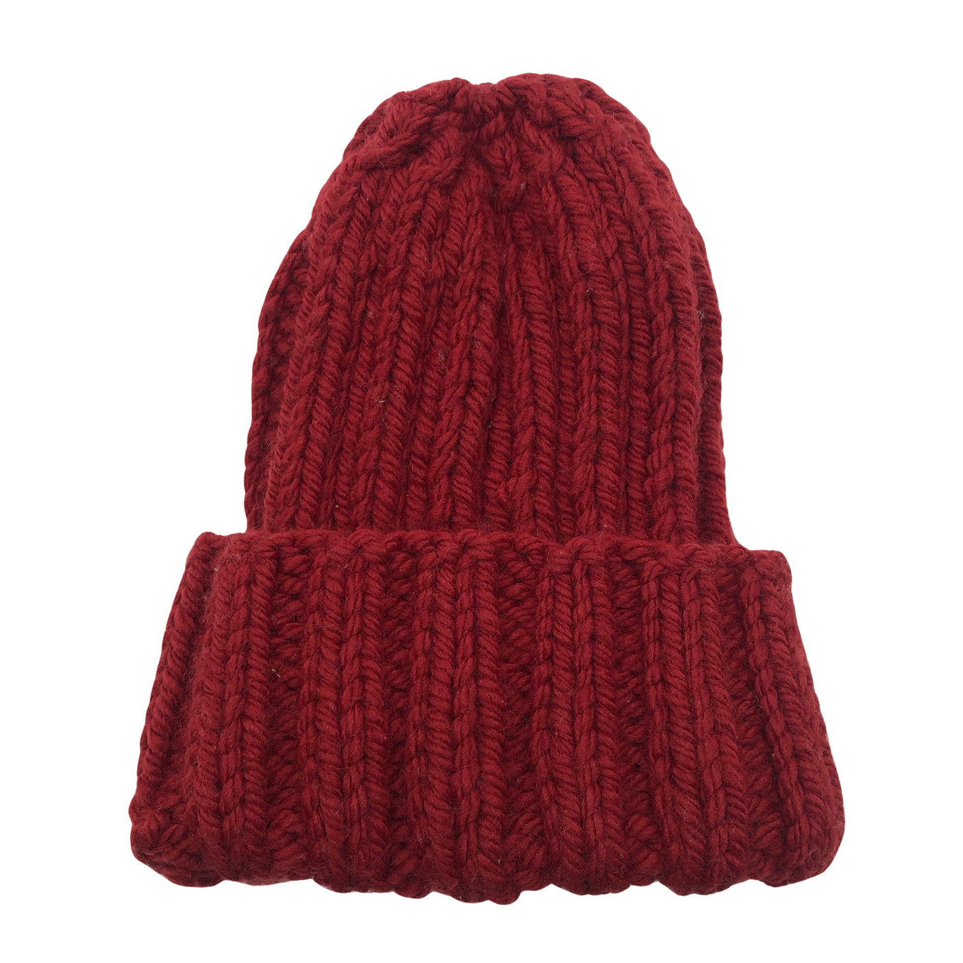 Unisex Handmade - Winter beanie, size 56 - 58 cm - Red (1)