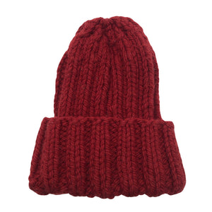 Unisex Handmade - Winter beanie, size 56 - 58 cm - Red (1)