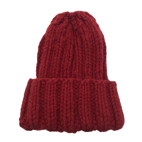 Unisex Handmade - Winter beanie, size 56 - 58 cm - Red ()