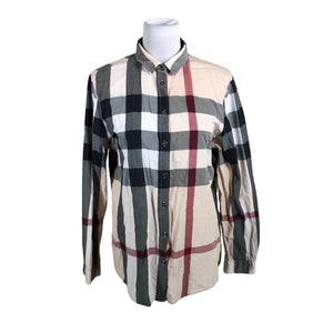 Unisex Burberry Brit - Collared shirt, size 40 - Gray (1)