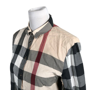 Unisex Burberry Brit - Collared shirt, size 40 - Gray (3)