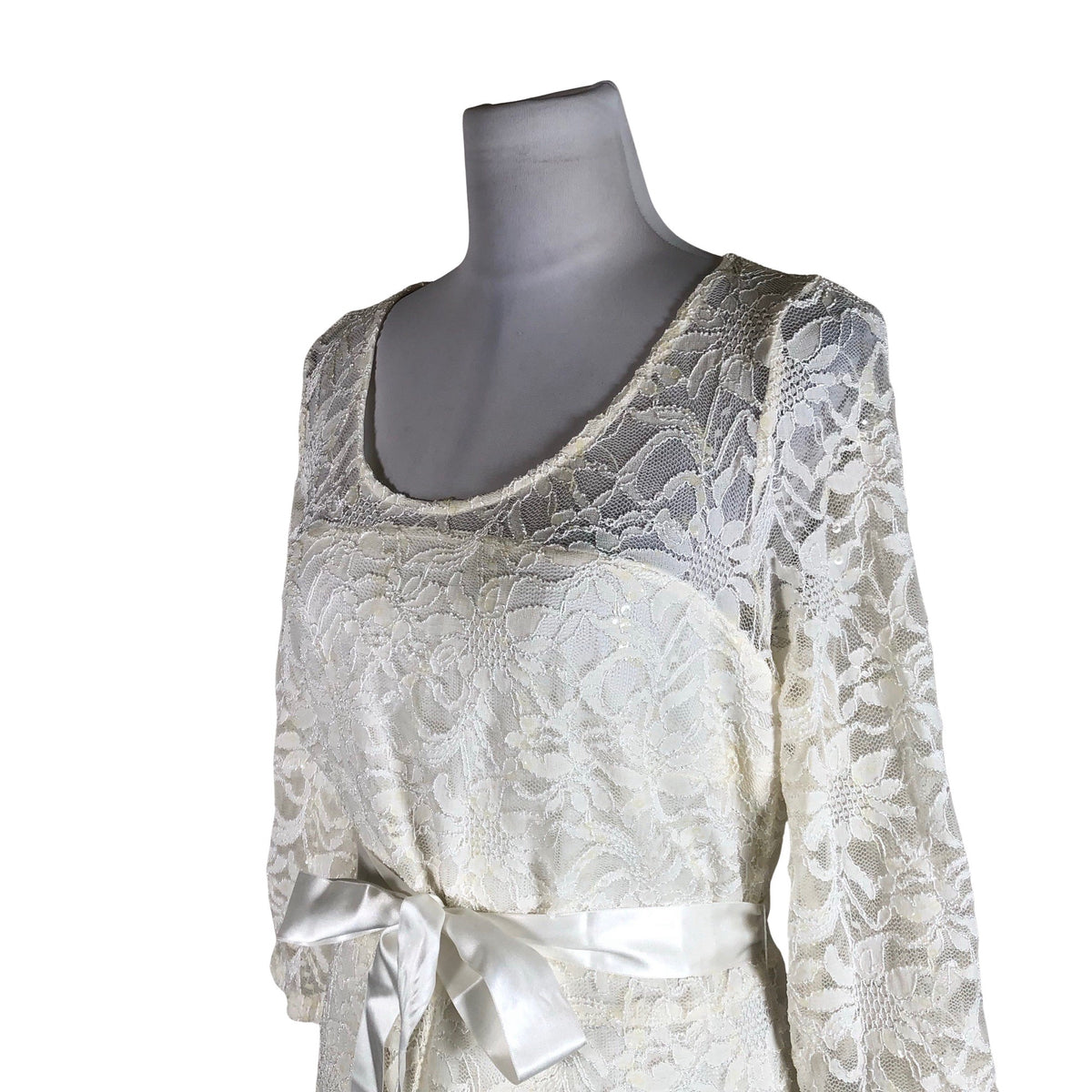 Unisex Young Couture by Barbara Schwarzer - Evening dress, size 40 - Natural white (3)
