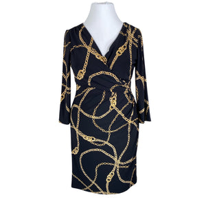 Unisex Lauren Ralph Lauren - Tricot dress, size 42 - Black (1)