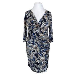 Unisex Evan Picone - Tricot dress, size 42 - Blue (1)