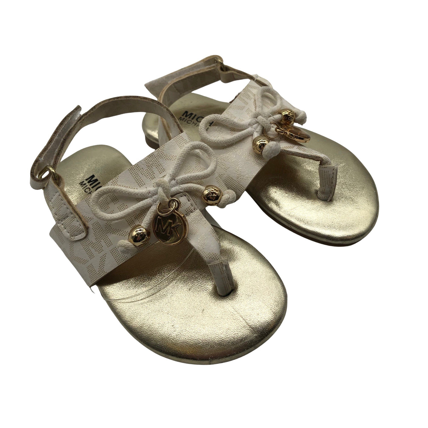 Unisex Michael Kors - Sandals, size 21 - Gold (2)