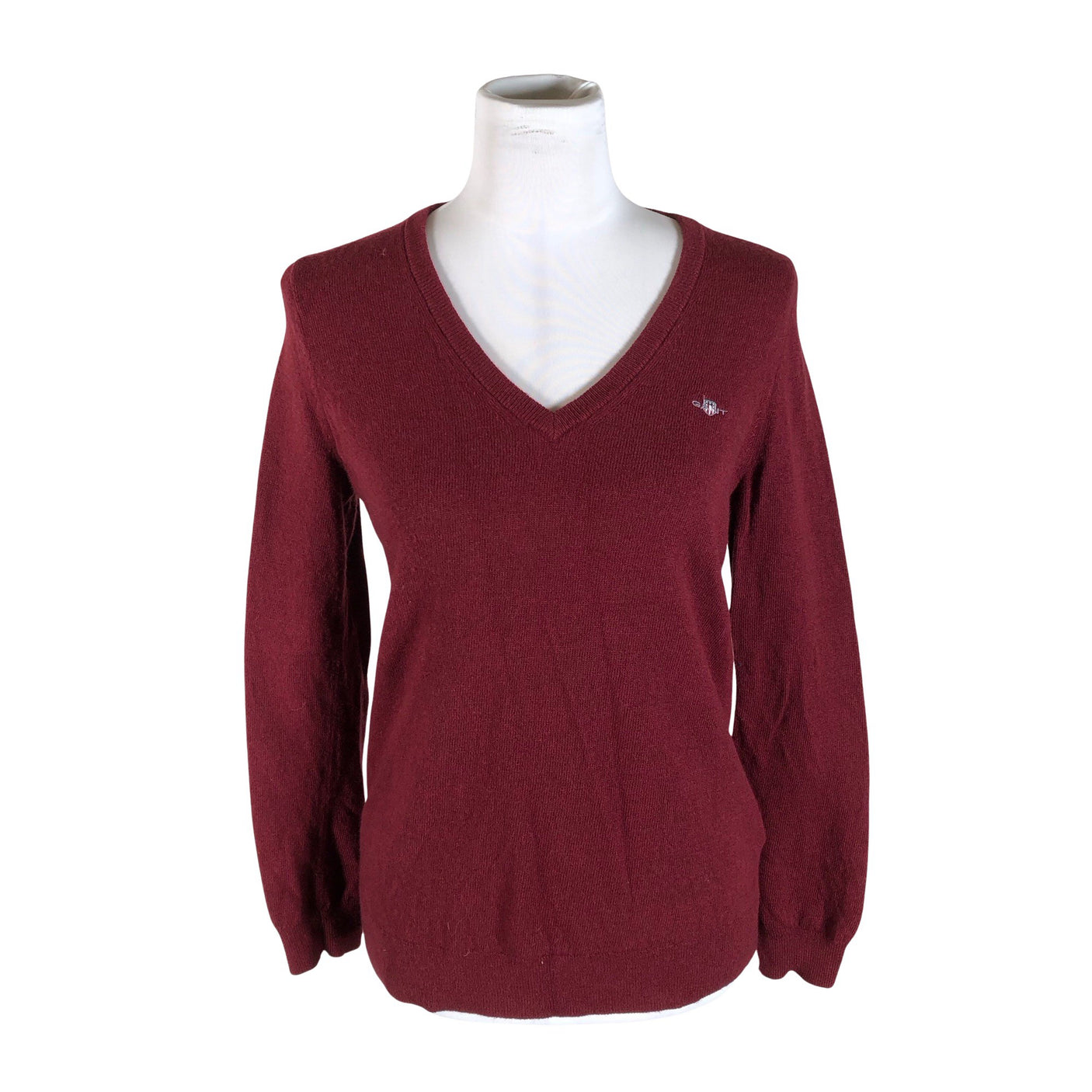 Unisex Gant - Sweater, size 38 - Wine red (1)