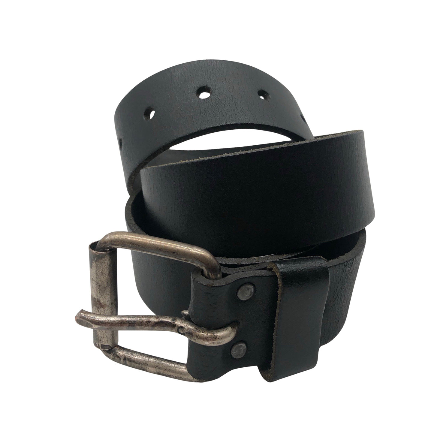 Unisex Veniz - Leather belt, size No size - Black (1)