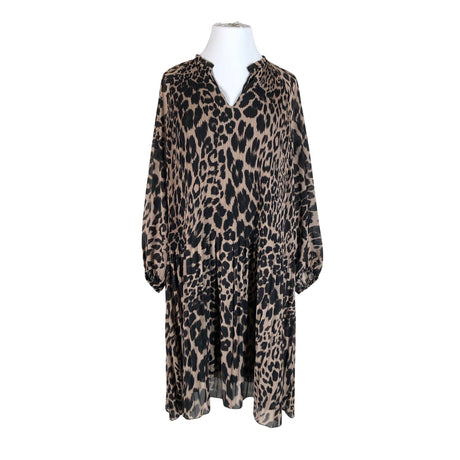 Unisex InWear - Schiffon dress, size 46 - Brown ()