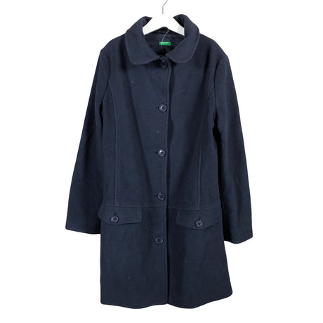Unisex Benetton - Wool coat, size 140 - 146 - Blue ()