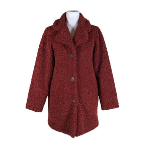 Unisex Nümph - Wool coat, size 38 - Wine red (1)