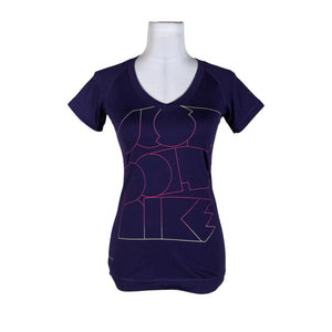 Unisex Nike - Sports shirt, short sleeve, size 36 - Violet (1)