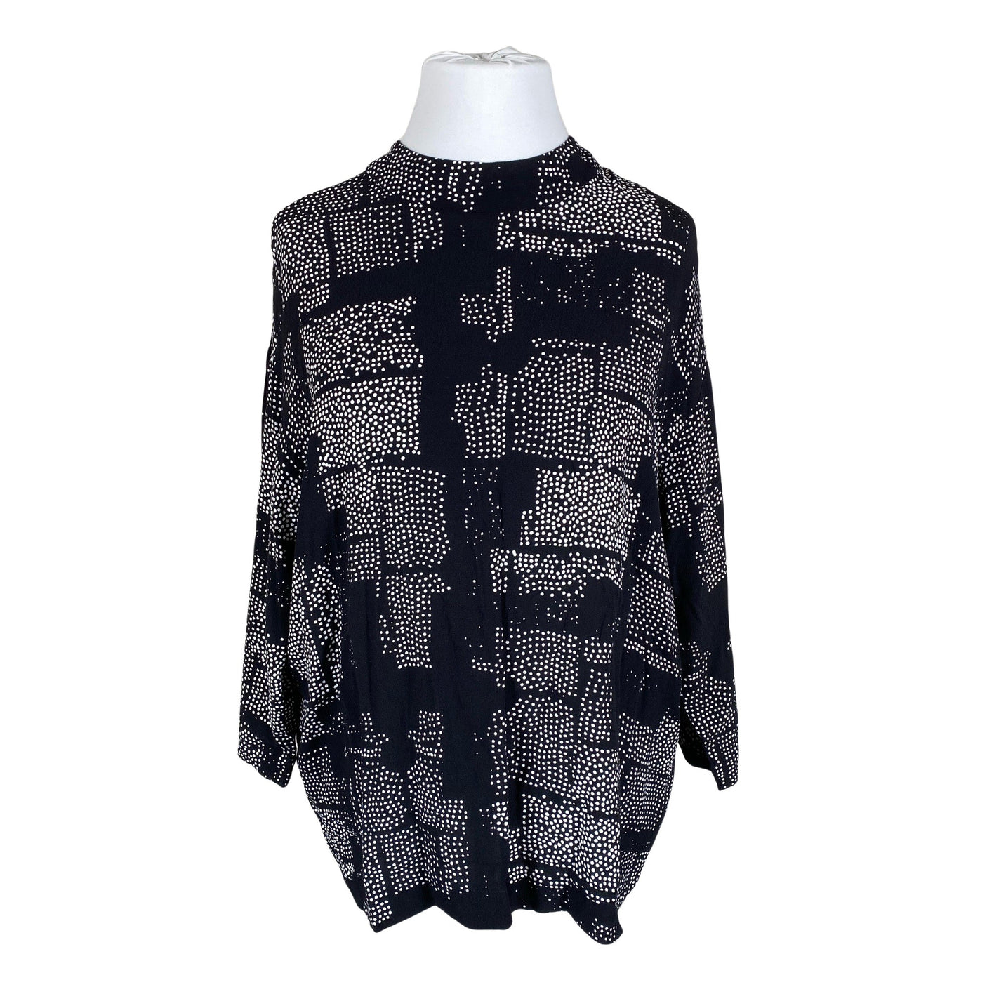 Unisex Marimekko - Schiffon tunic, size 46 - Black (1)