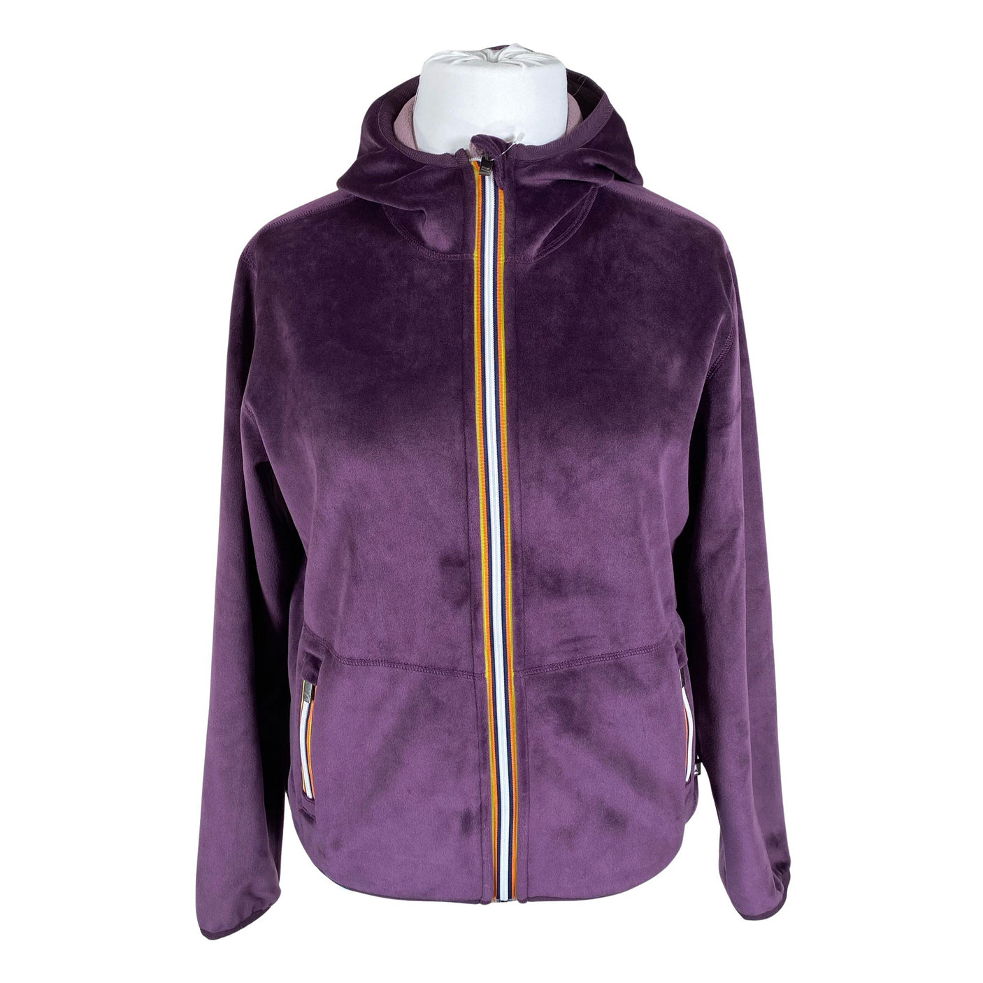 Unisex K-way - Fleece jacket, size 46 - Violet (1)