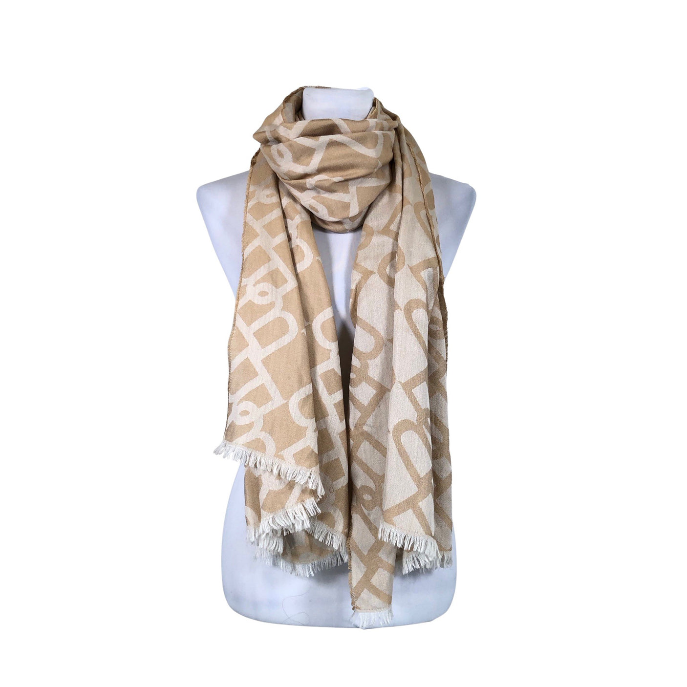 Unisex Balmuir - Scarf, size Midi - Beige (1)