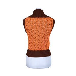 Unisex Rejina Pyo - Knit vest, size 36 - Orange (2)
