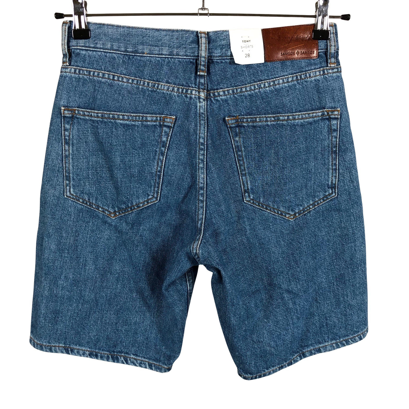 Unisex Samsoe&Samsoe - Denim shorts, size W28 - Blue (2)