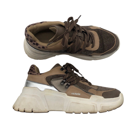 Unisex Victoria - Casual sneakers, size 40 - Brown ()