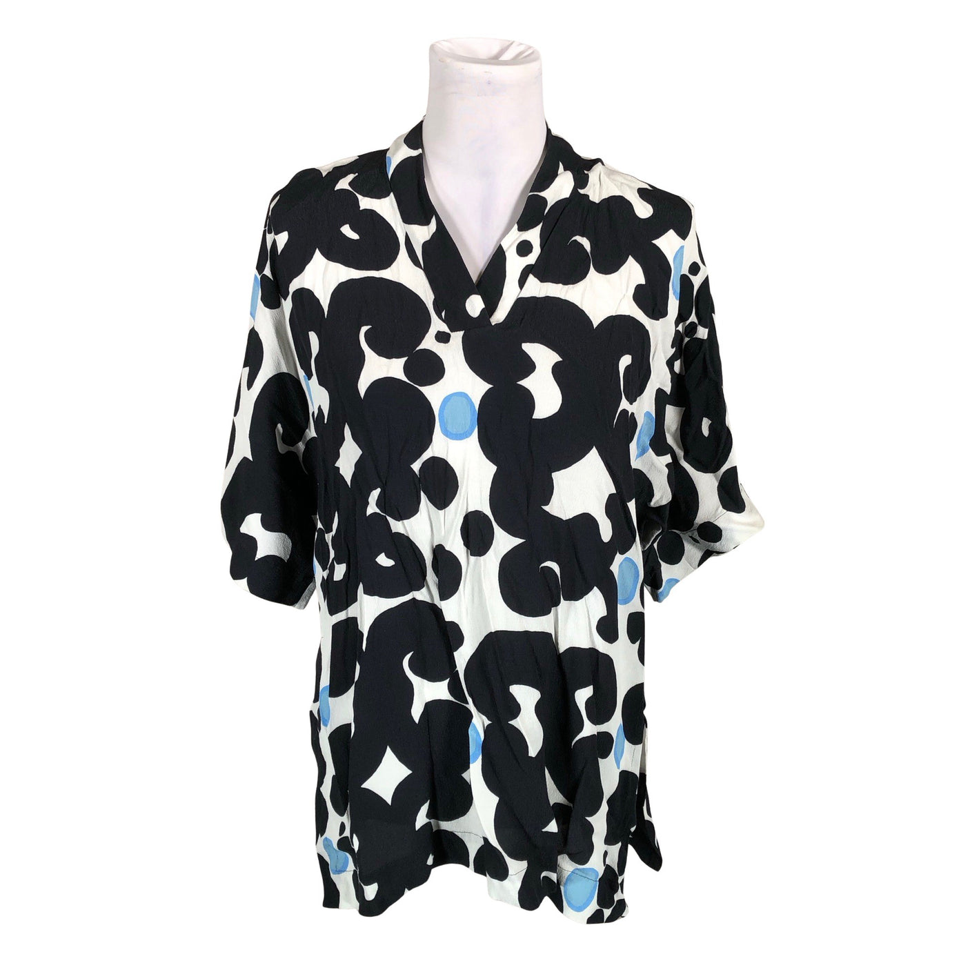 Unisex Marimekko - Schiffon tunic, size 36 - Black (1)