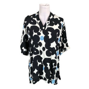Unisex Marimekko - Schiffon tunic, size 36 - Black (1)