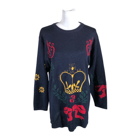 Unisex Q-Con - Sweater, size 40 - Blue ()