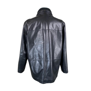 Unisex Business Line - Leather jacket, size XXL - Black (2)