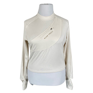Unisex Nike - Sports shirt, long sleeve, size 42 - Natural white (1)
