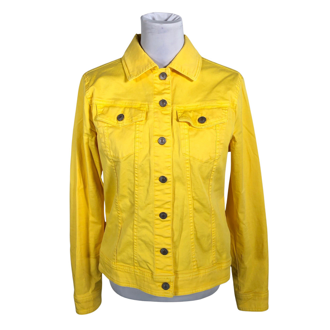 Unisex Benetton - Denim jacket, size 40 - Yellow (1)