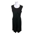 Unisex Taifun - Schiffon dress, size 40 - Black ()