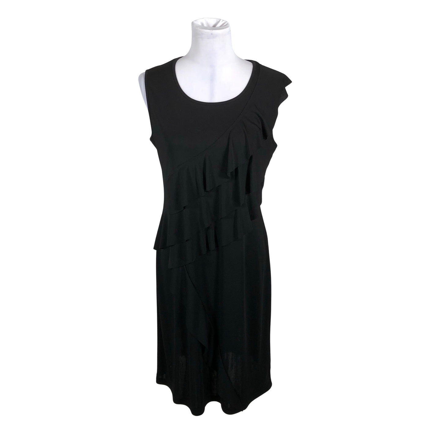 Unisex Taifun - Schiffon dress, size 40 - Black (1)