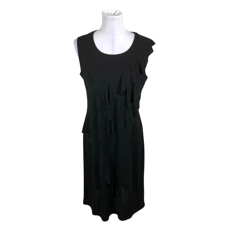Unisex Taifun - Schiffon dress, size 40 - Black ()