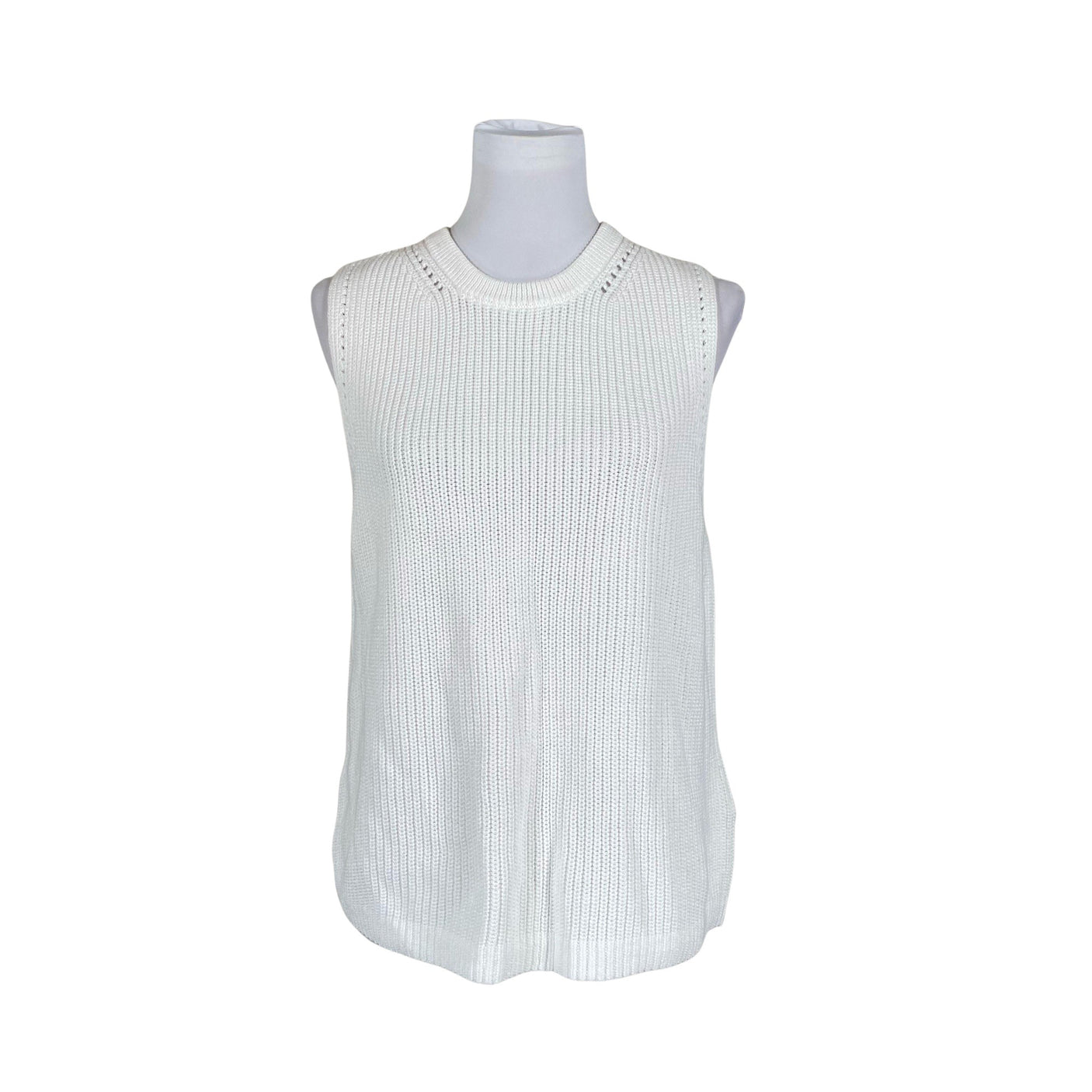 Unisex Esprit - Knit vest, size 38 - White (1)