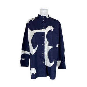 Unisex Marimekko - Blouse, size 38 - Blue (1)