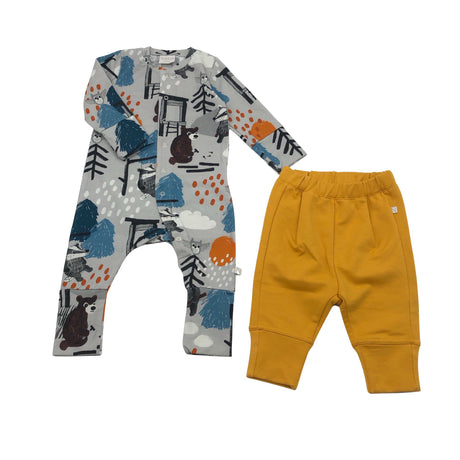 Unisex NOSH - Overalls, size 62 - 68 - Gray ()