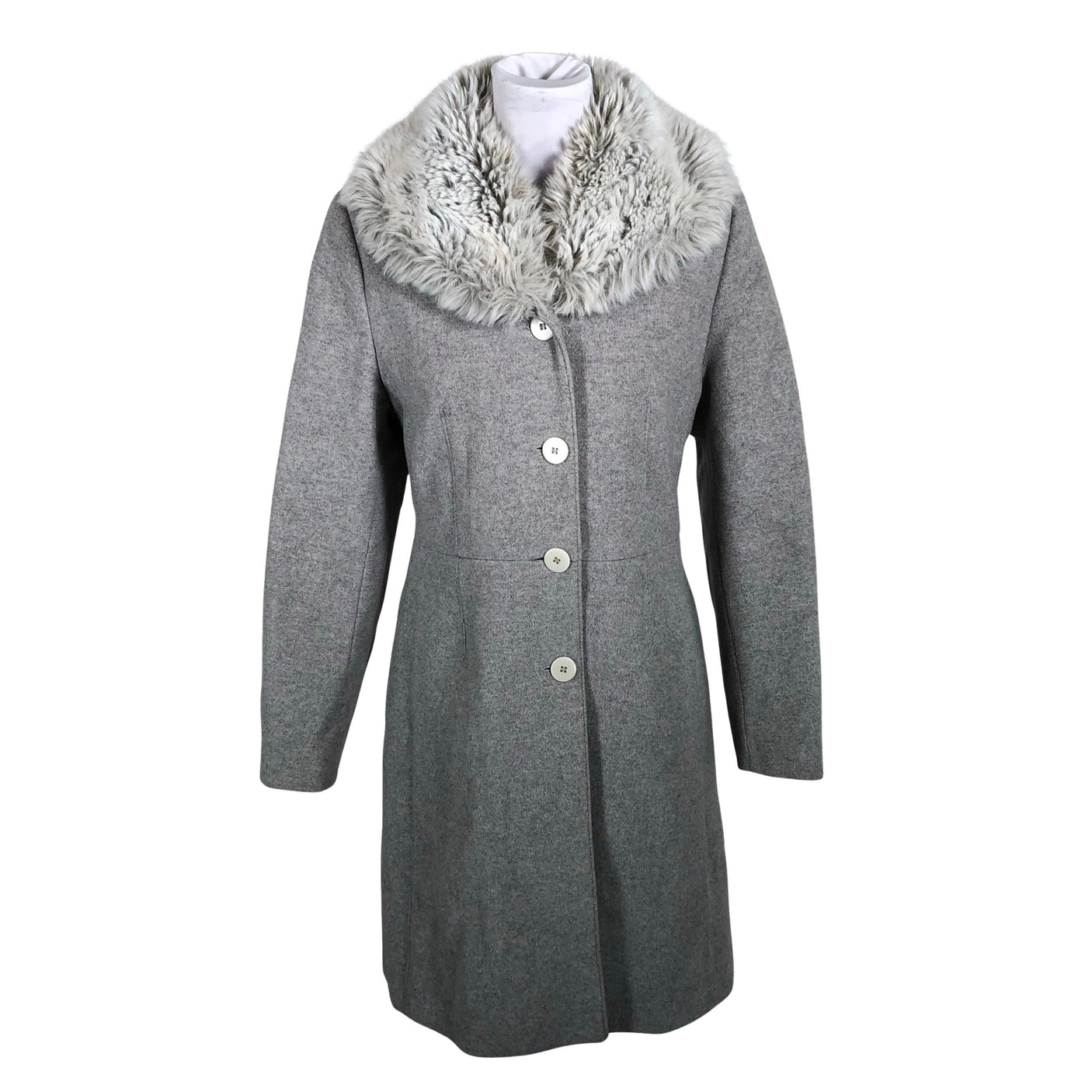 Unisex MasCara - Wool coat, size 36 - Gray (1)