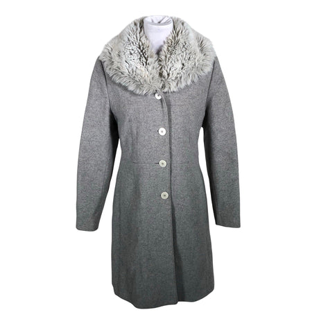 Unisex MasCara - Wool coat, size 36 - Gray ()