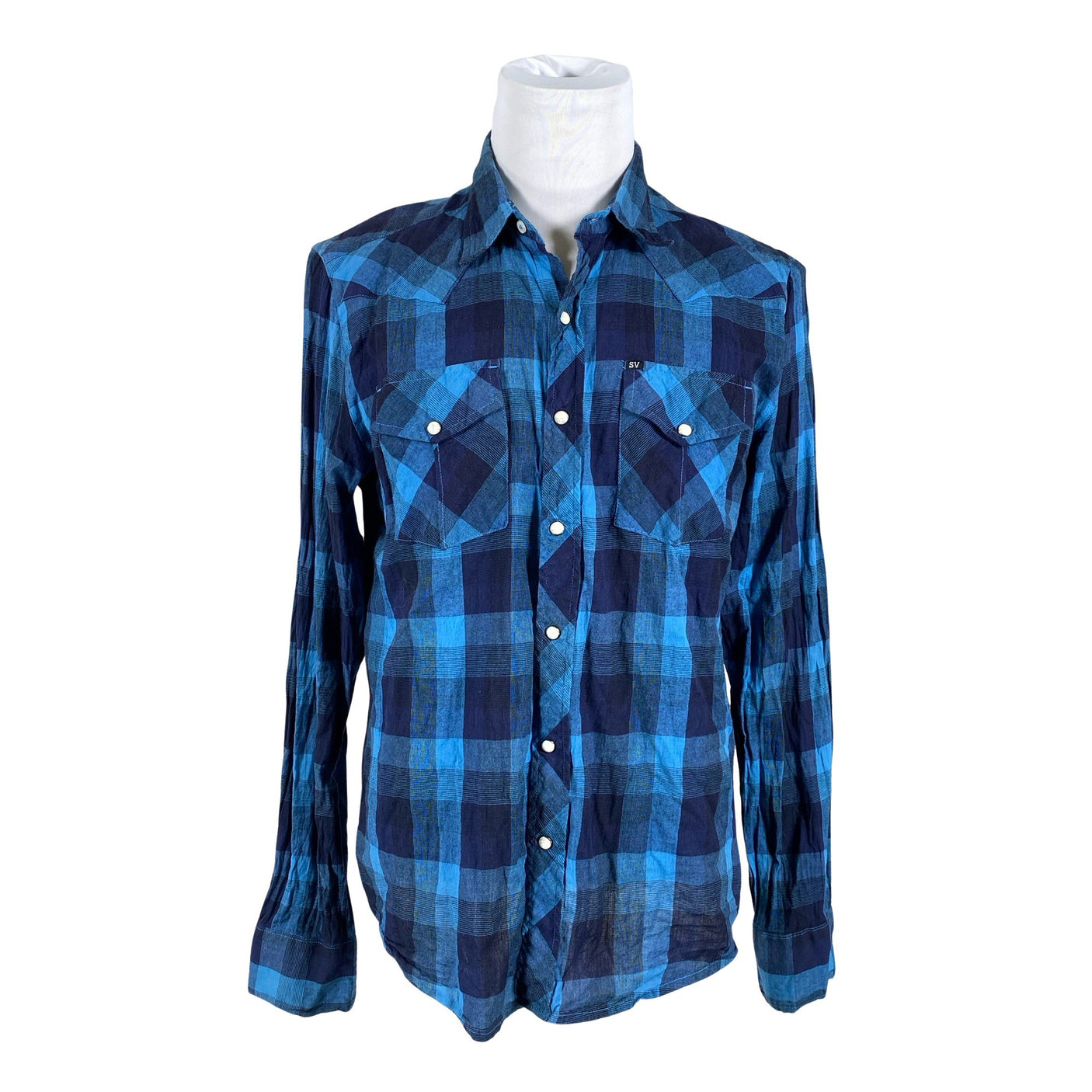 Unisex Salt Valley - Collared shirt, size L - Blue (1)