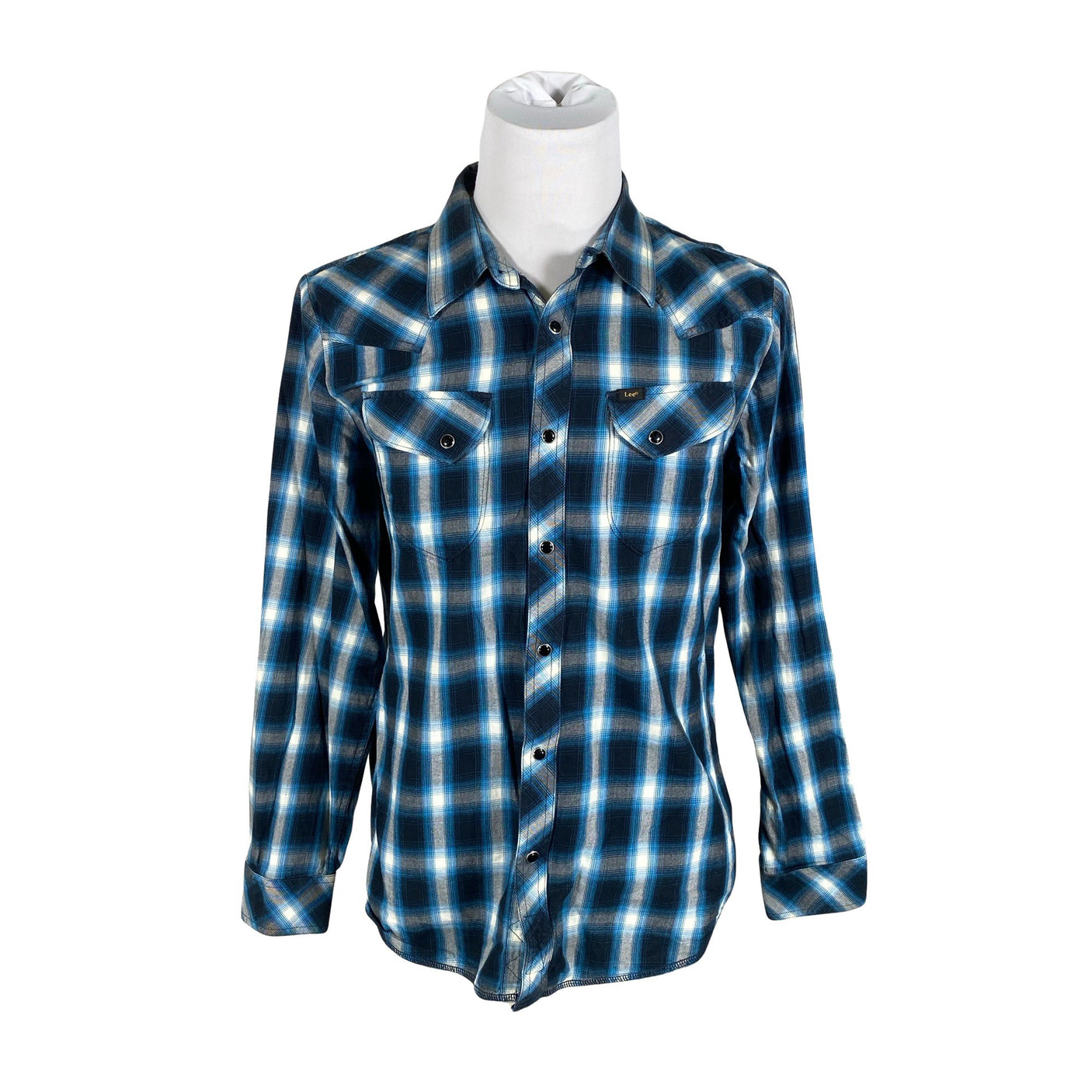 Unisex Lee - Collared shirt, size L - Blue (1)