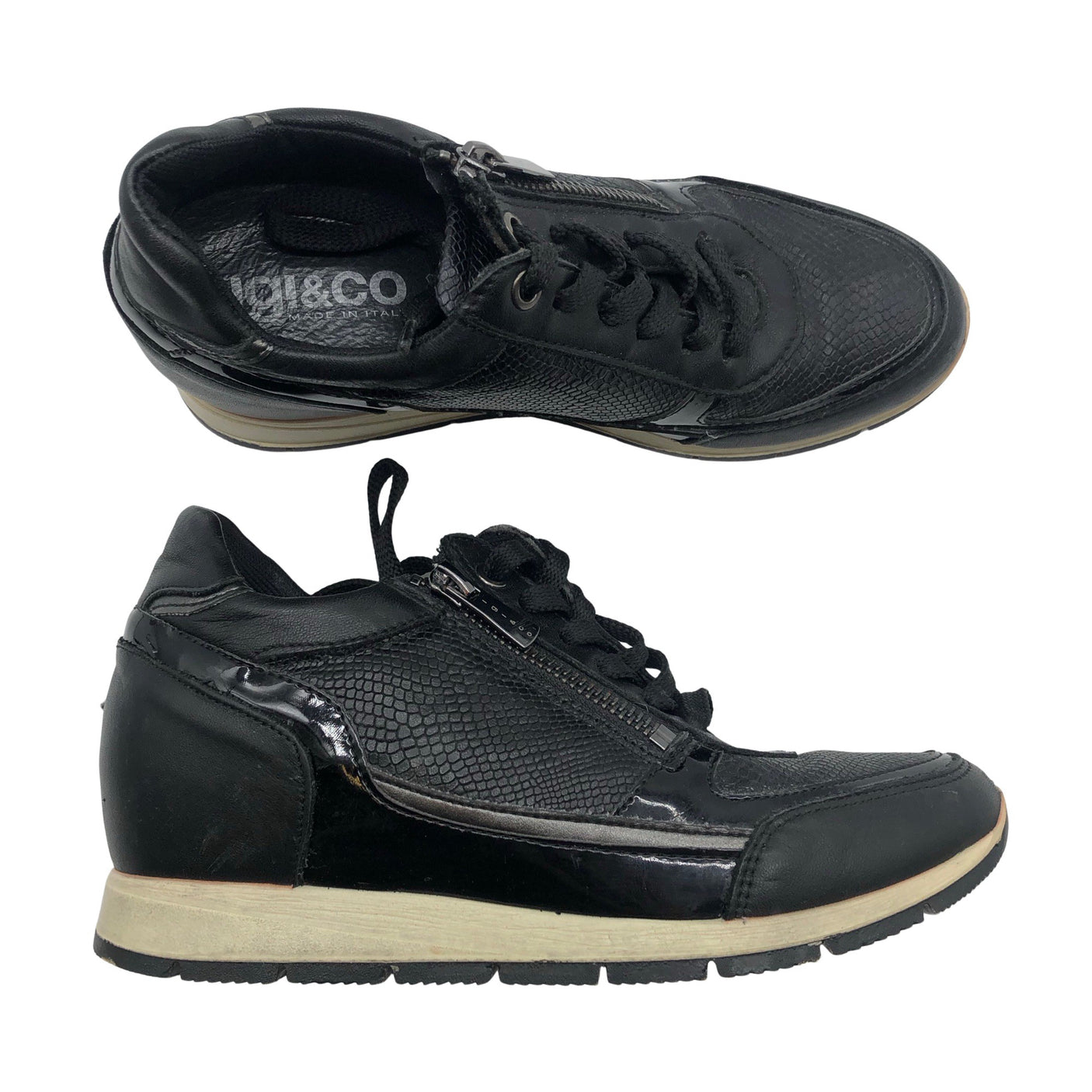 Unisex Igi&Co - Casual sneakers, size 36 - Black (1)