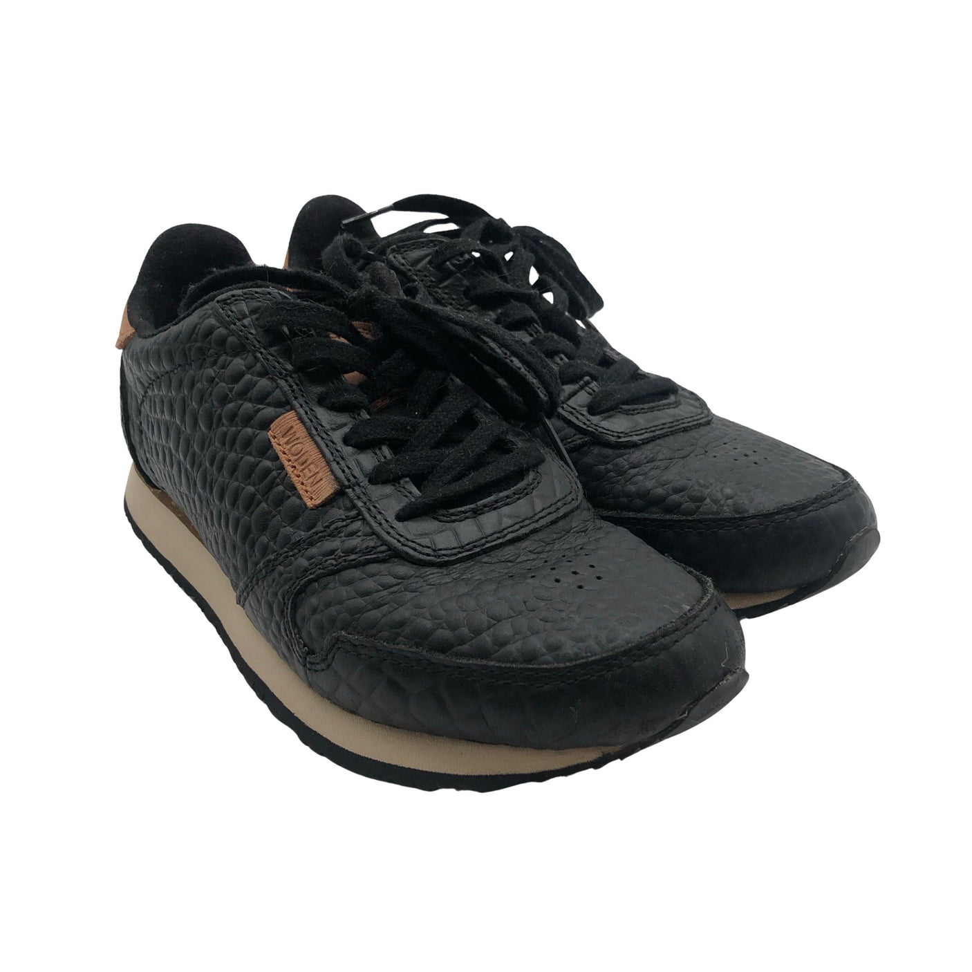 Unisex Woden - Casual sneakers, size 37 - Black (2)