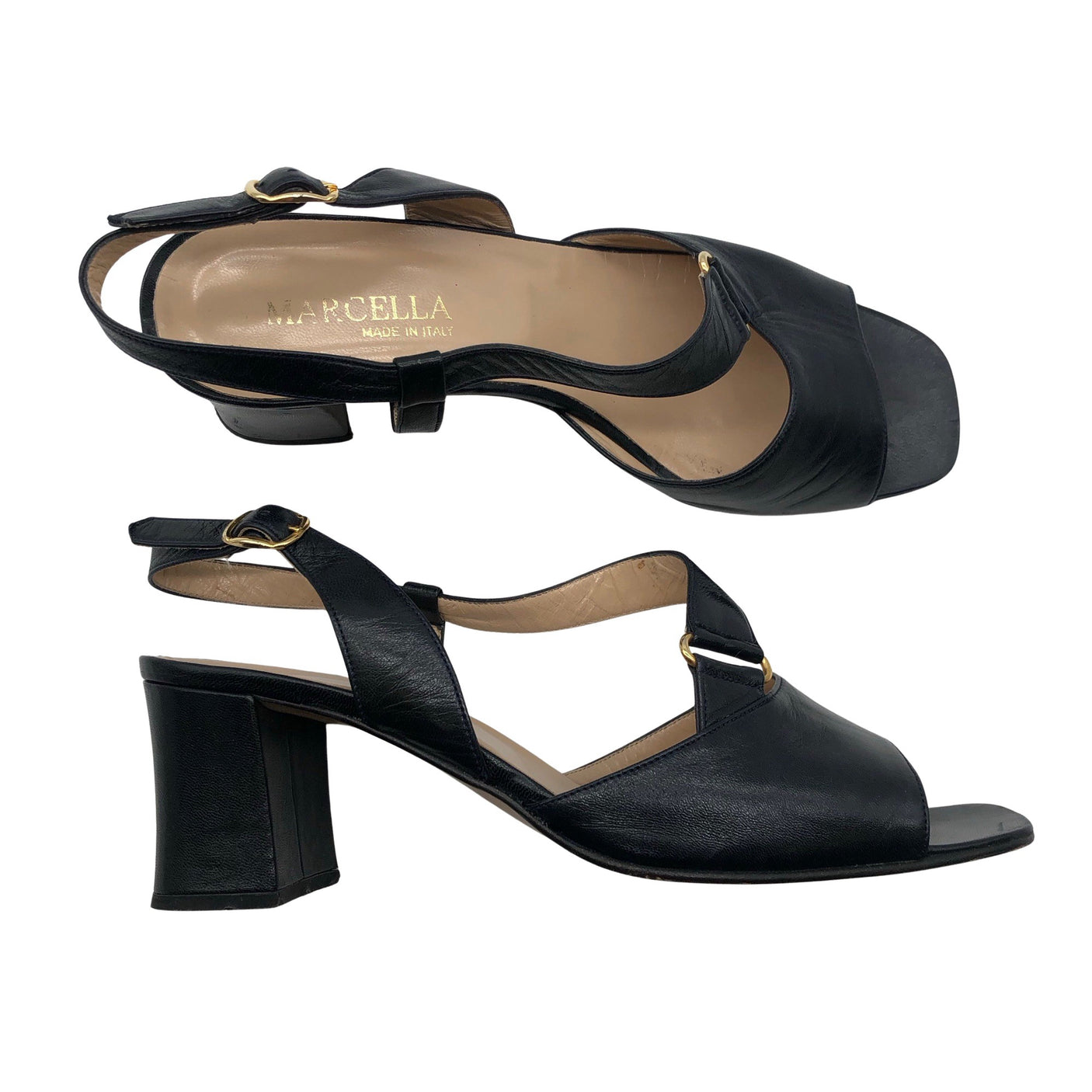 Unisex Marcellamoda - Heeled sandals, size 38 - Blue (1)