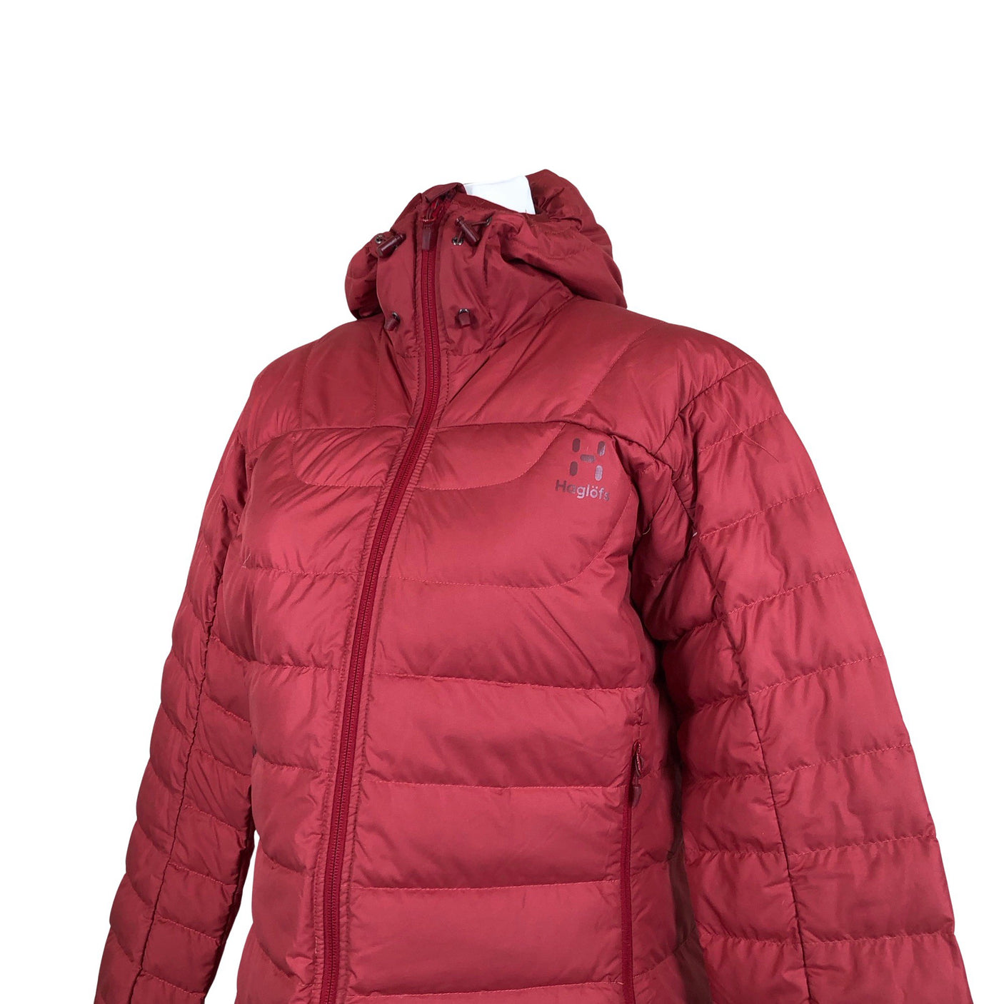 Unisex Haglöfs - Light down jacket, size 40 - Wine red (3)