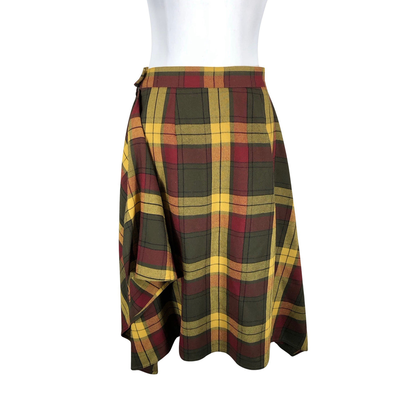 Unisex MaxMara - Fabric skirt, size 38 - Green (2)