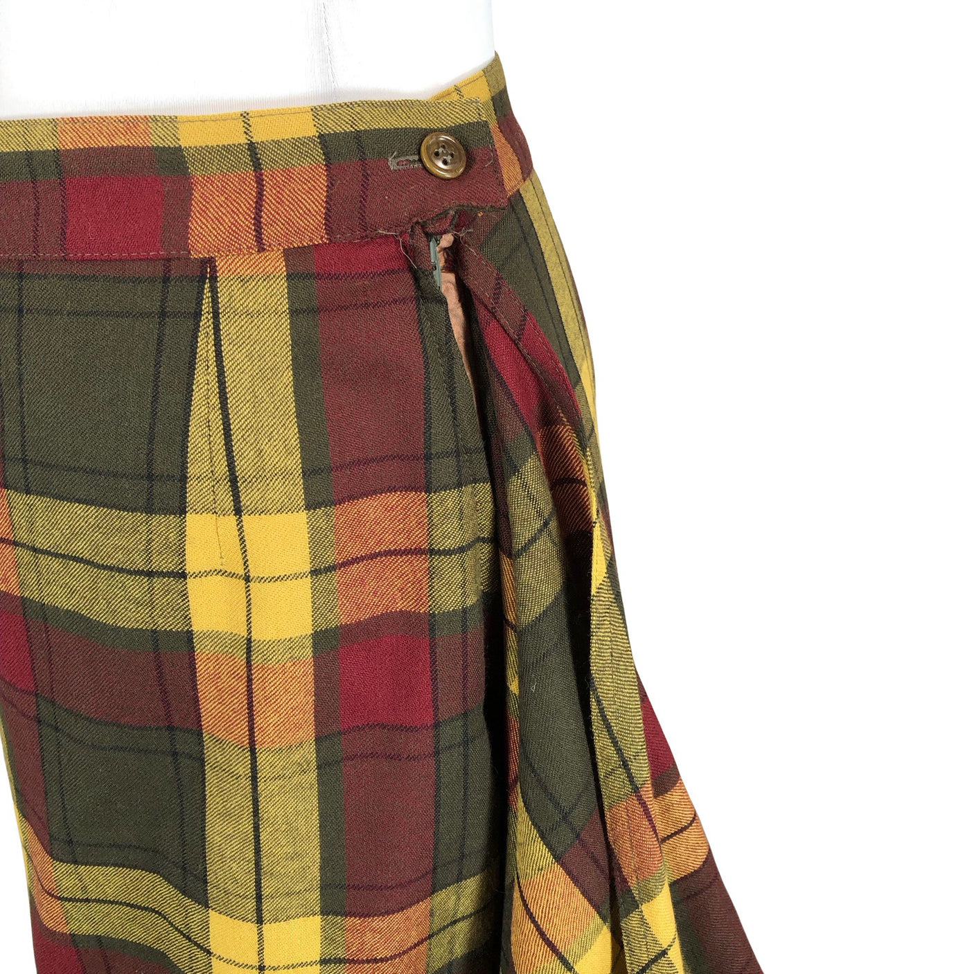 Unisex MaxMara - Fabric skirt, size 38 - Green (3)