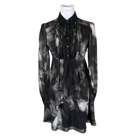 Unisex Ted Baker - Schiffon dress, size 36 - Gray ()